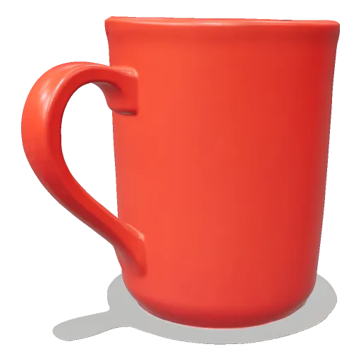 Red coffee mug